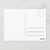 "Wit hart in zwart van de maan" & Stilte Briefkaart (Achterkant)