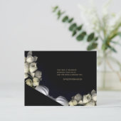 "Wit hart in zwart van de maan" & Tijd Briefkaart (Staand voorkant)