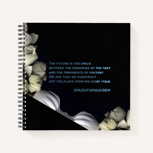 "Wit hart in zwart van de maan" & Toekomst Notitieboek (Voorkant)