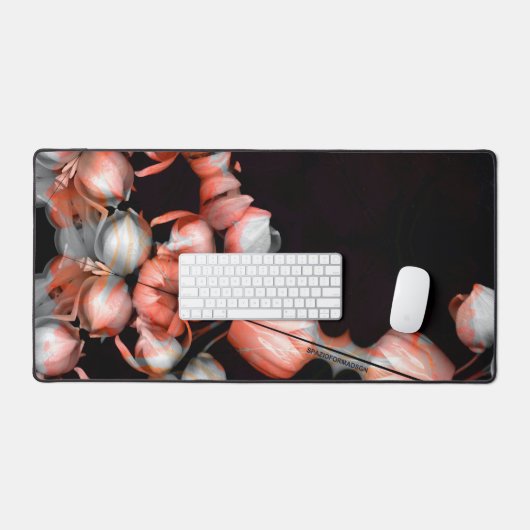 "Wit hart in zwart van de zon" Bureaumat (Keyboard & Muis)