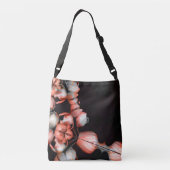 "Wit hart in zwart van de zon" Crossbody Tas (Achterkant)