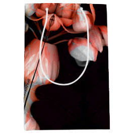 "Wit hart in zwart van de zon" Medium Cadeauzakje