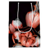 "Wit hart in zwart van de zon" Medium Cadeauzakje (Achterkant)