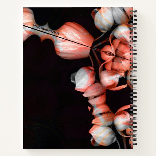 "Wit hart in zwart van de zon" Notitieboek (Achterkant)