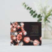 "Wit hart in zwart van de zon" & Onverschilligheid Briefkaart (Staand voorkant)