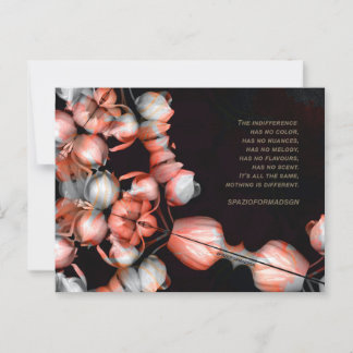 "Wit hart in zwart van de zon" & Onverschilligheid Briefkaart