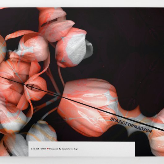 "Wit hart in zwart van de zon" & Onverschilligheid Drieluik Wenskaart (Achterkant)