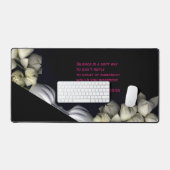 "Wit hart in zwart van maan" & Stilte Bureaumat (Keyboard & Muis)