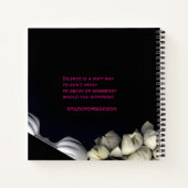 "Wit hart in zwart van maan" & Stilte Notitieboek (Achterkant)