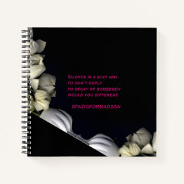 "Wit hart in zwart van maan" & Stilte Notitieboek