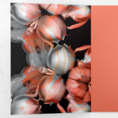 "Wit hart in zwart van zon" & Reis Drieluik Wenskaart (Binnenzijde eerst)