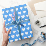 wit harten Patroon Manganese Blue Cadeaupapier<br><div class="desc">Festive, modern en eenvoudig chic wrapping paper biedt een wit hartenpatroon op een stijlvolle mangaanblauwe achtergrond. Verpak je cadeaus met liefde, perfect voor Valentijnsdag, kerstvakantie, bruiloft, verjaardagen of een baby shower! Exclusief voor u ontworpen door Happy Dolphin Studio. Neem contact met ons op via happydolphinstudio@outlook.com als je hulp of overeenkomende...</div>