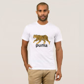 Wit heren atletisch T-shirt (Voorkant volledig)