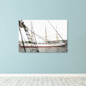 Wit hoog schip - Canvas (Insitu (Houten vloer))