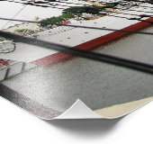 Wit hoog schip - Foto Afdruk (Hoek)