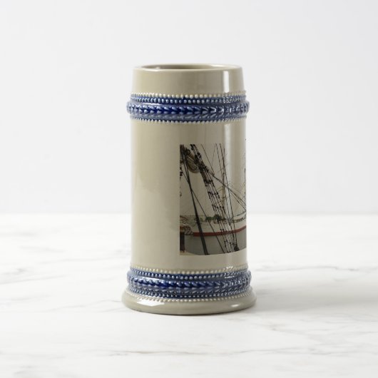 Wit hoog schip - Stein Bierpul (Center)