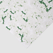 Wit hortensia's tissuepapier (Detail)