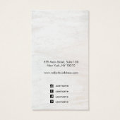 Wit hout Logo Verwant Ketting weergeven Visitekaartje (Achterkant)