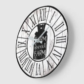 Wit hout Rustic Milk Boerderij Sweet Grote Klok (Hoek)