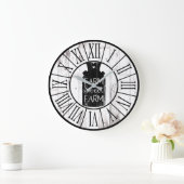 Wit hout Rustic Milk Boerderij Sweet Grote Klok (Huis)