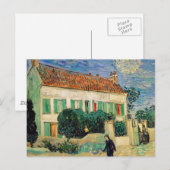 Wit huis in de nacht - Vincent van Gogh Briefkaart (Voorkant / Achterkant)
