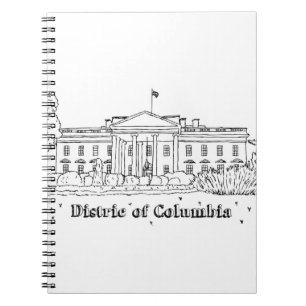 Wit huis Vacation Tekening Vacation Art Travelin Notitieboek