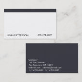 Wit II L Visitekaartje (Voorkant / Achterkant)