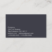 Wit. II Visitekaartje (Achterkant)