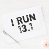 Wit Ik run 13.1 Sticker (Envelop)