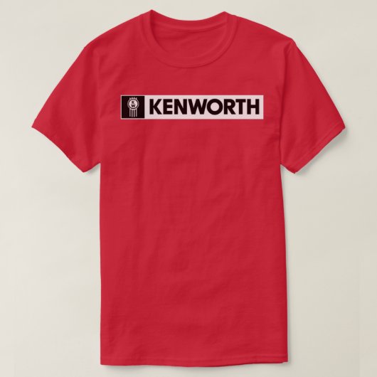 wit in zwart KW woord T-shirt (Design voorkant)