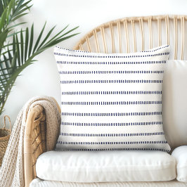 Wit Indigoblauw Sierkussen