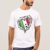 Wit Italië T-shirt. 01 T-shirt (Voorkant)