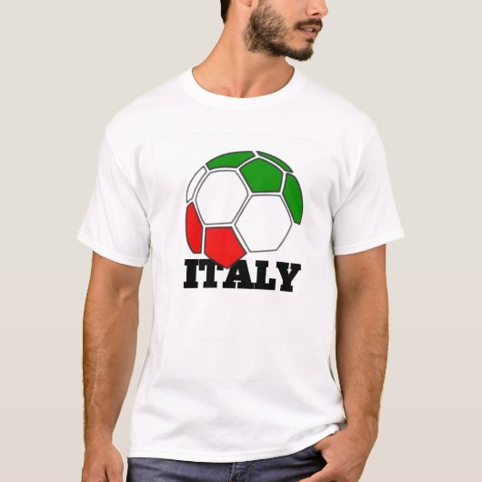 Wit Italië T-shirt. 02 T-shirt (Voorkant)