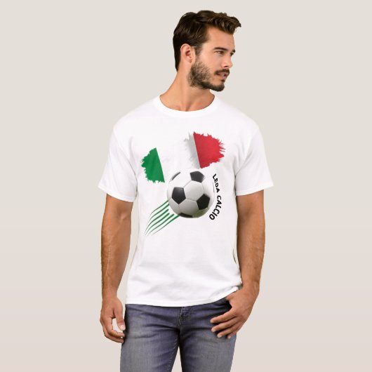 Wit Italië T-shirt. 04 T-shirt (Voorkant volledig)