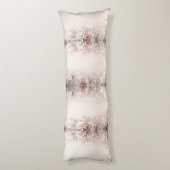 Wit Ivoor Bloemen Lichaam Kussen (Achterkant (Verticaal))