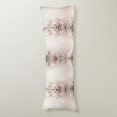 Wit Ivoor Bloemen Lichaam Kussen (Voorkant Verticaal)