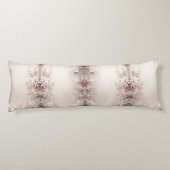 Wit Ivoor Bloemen Lichaam Kussen (Achterkant)