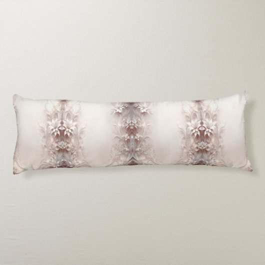 Wit Ivoor Bloemen Lichaam Kussen (Achterkant)
