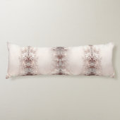 Wit Ivoor Bloemen Lichaam Kussen (Voorkant)
