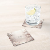 Wit ivoor bloemenpapier Onderzetter (Insitu)