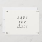 Wit & Ivoor | Bloemrijke Roze Trouw Save The Date (Achterkant)