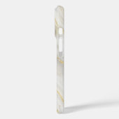 Wit Jade Marmer Goud Glitter Case-Mate iPhone Case (Achterkant / Links)