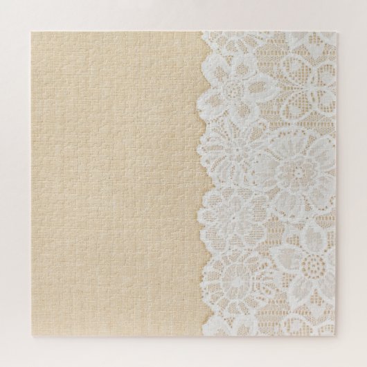 Wit kant over stoffenontwerp. legpuzzel (Horizontaal)