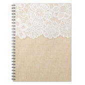 Wit kant over stoffenontwerp. notitieboek (Voorkant)