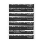 Wit Kant Over Zwart (Vel)