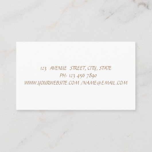 , wit, kant visitekaartje (Achterkant)