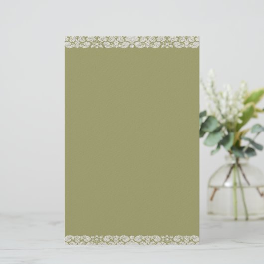 Wit  kanten avocado 100% gerecycled papier (Staand voorkant)