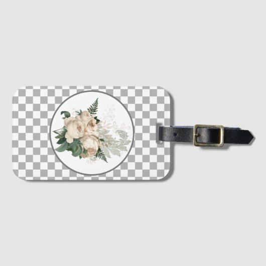  wit karton voor rozen bagagelabel (Voorkant (horizontaal))