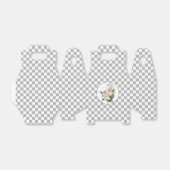  wit karton voor rozen bedankdoosjes (Uitgevouwen)