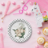  wit karton voor rozen papieren bordje (Feest)